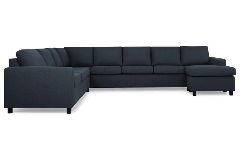 Crazy Hörnsoffa XXL med Divan Höger - Blå - Möbler - Vardagsrum - Soffor - Hörnsoffor