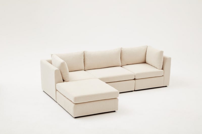 Deliones Hörnsoffa 3-sits - Beige - Möbler - Vardagsrum - Soffor - Divansoffa & schäslong