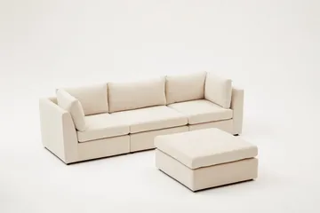 Deliones Hörnsoffa 3-sits - Beige - Möbler - Vardagsrum - Soffor - Divansoffa & schäslong