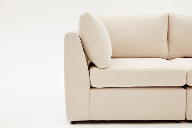 Deliones Hörnsoffa 3-sits - Beige - Möbler - Vardagsrum - Soffor - Divansoffa & schäslong