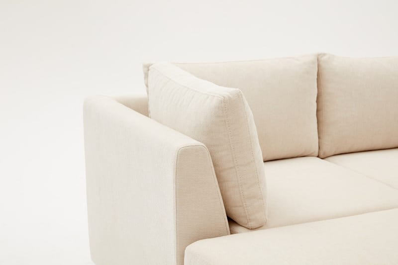 Deliones Hörnsoffa 3-sits - Beige - Möbler - Vardagsrum - Soffor - Divansoffa & schäslong