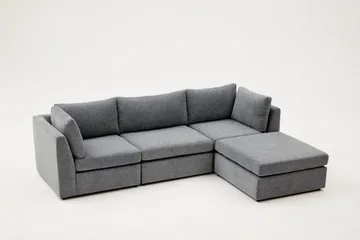 Deliones Hörnsoffa 3-sits - Ljusbrun - Möbler - Vardagsrum - Soffor - Divansoffa & schäslong