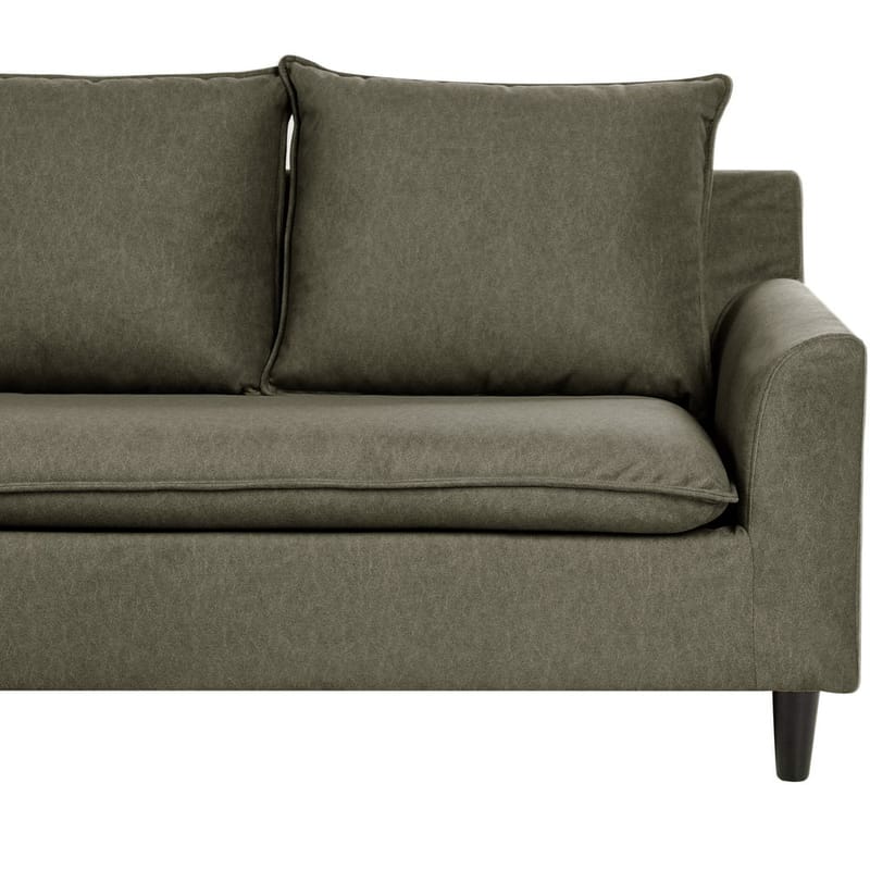 Hörnsoffa Elvenes - Grönt, mörkt trä/Högervänd - M�öbler - Vardagsrum - Soffor - Hörnsoffor