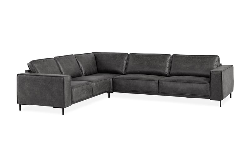 EMRIK Hörnsoffa Bonded Leather - Möbler - Vardagsrum - Soffor - Hörnsoffor