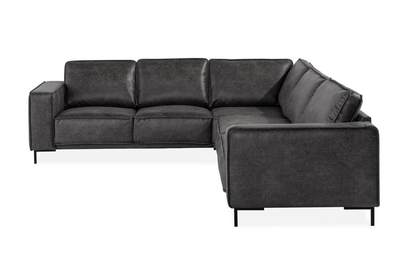 EMRIK Hörnsoffa Bonded Leather - Möbler - Vardagsrum - Soffor - Hörnsoffor