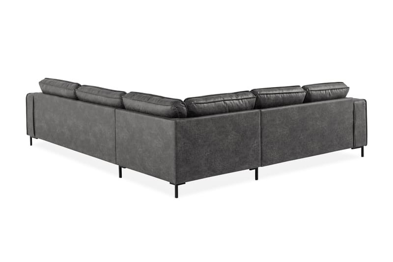 EMRIK Hörnsoffa Bonded Leather - Möbler - Vardagsrum - Soffor - Hörnsoffor