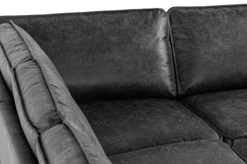 EMRIK Hörnsoffa Bonded Leather - Möbler - Vardagsrum - Soffor - Hörnsoffor