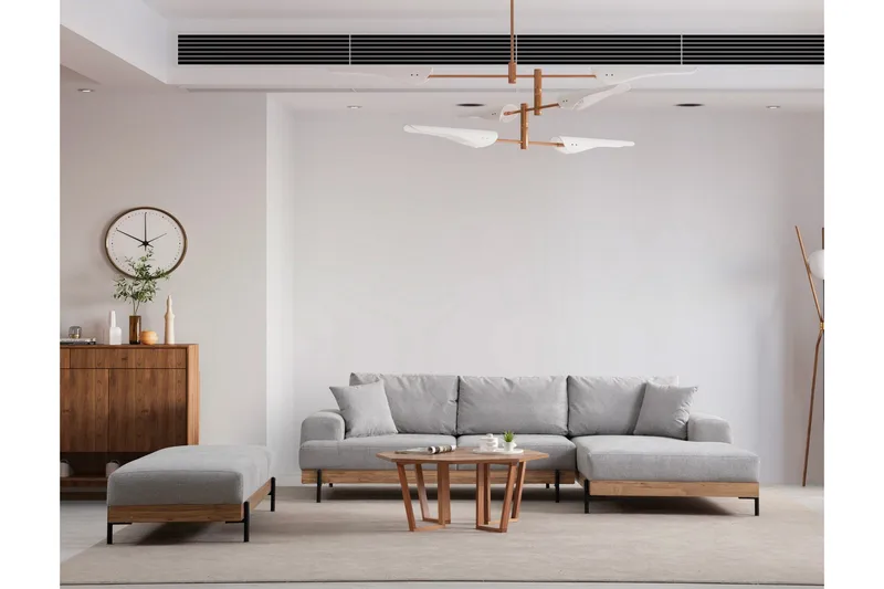 Eti Hörnsoffa 3-sits - Grå - Möbler - Vardagsrum - Soffor - Hörnsoffor