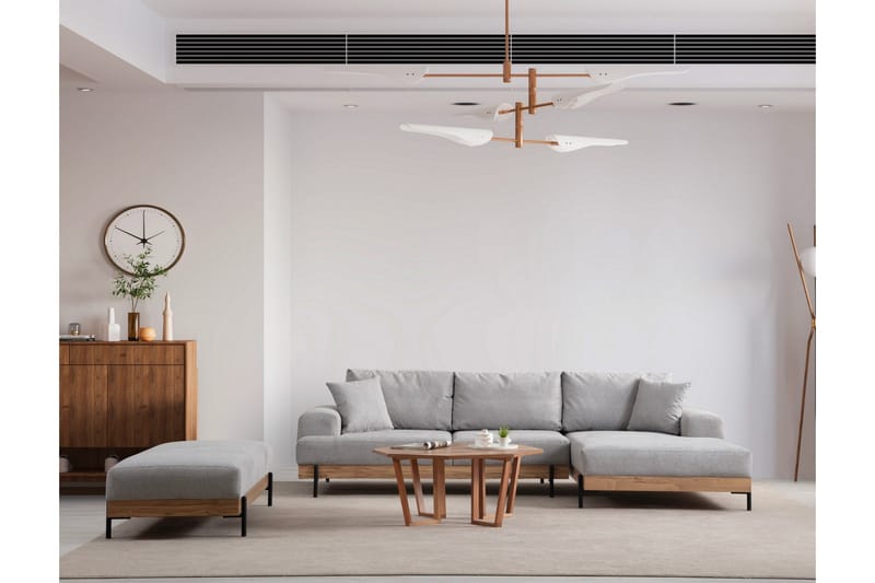 Eti Hörnsoffa 3-sits - Grå - Möbler - Vardagsrum - Soffor - Hörnsoffor