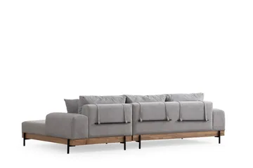 Eti Hörnsoffa 3-sits - Grå - Möbler - Vardagsrum - Soffor - Divansoffa & schäslong