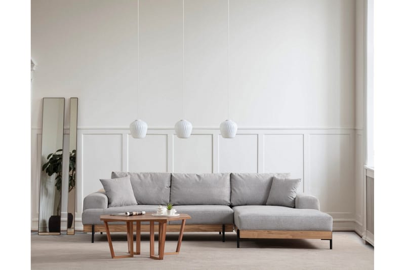 Eti Hörnsoffa 3-sits, Grå