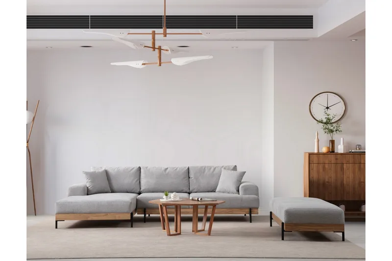 Eti Hörnsoffa 3-sits - Grå - Möbler - Vardagsrum - Soffor - Hörnsoffor