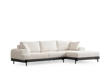 Eti Hörnsoffa 3-sits - Vit - Möbler - Vardagsrum - Soffor - Divansoffa & schäslong