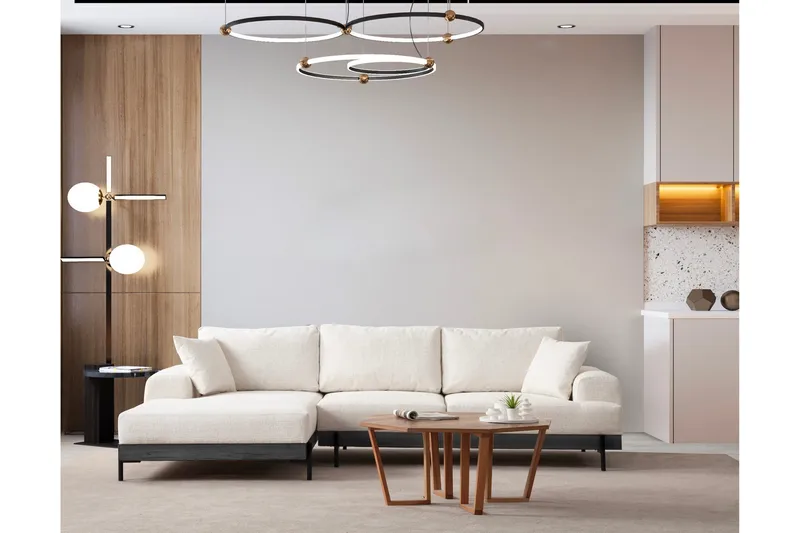 Eti Hörnsoffa 3-sits, Vit