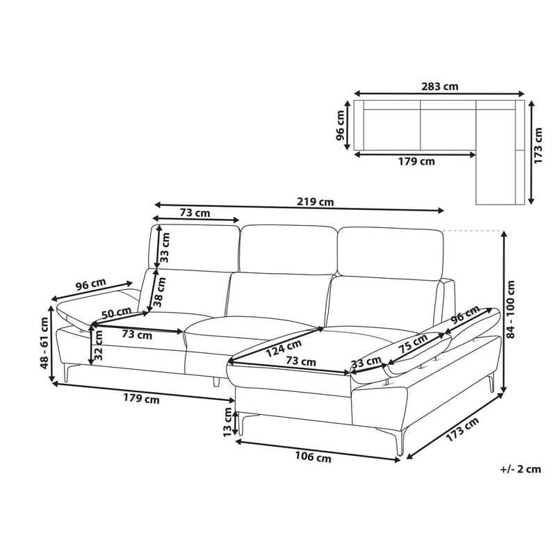 Hörnsoffa Farila - Möbler - Vardagsrum - Soffor - Skinnsoffor