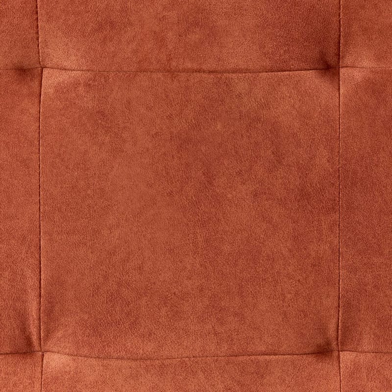 Hörnsoffa Flam - Orange, svart/Högervänd/Sammet - Möbler - Vardagsrum - Soffor - Hörnsoffor