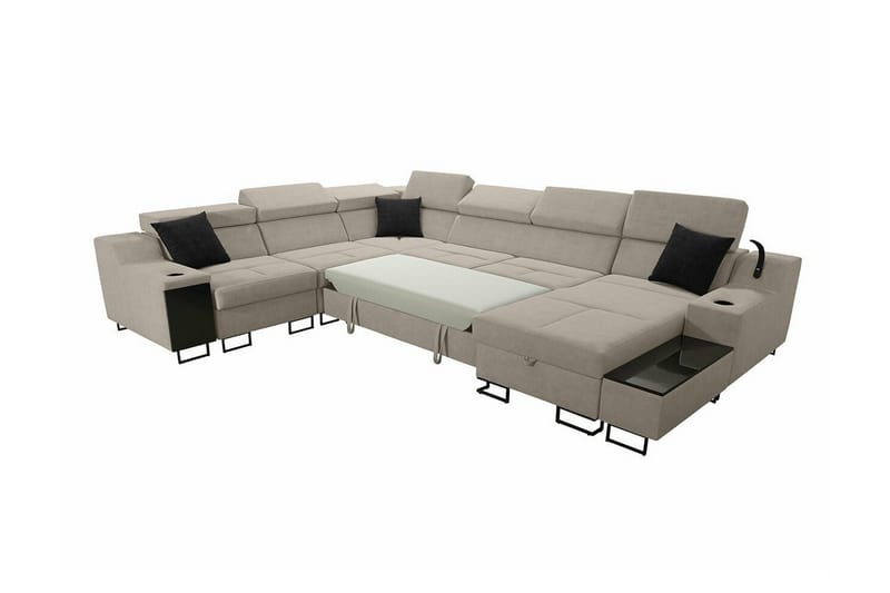 Galbally 5-sits Hörnsoffa Dark green - Möbler - Vardagsrum - Soffor - Hörnsoffor