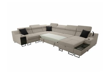 Galbally 5-sits Hörnsoffa - Möbler - Vardagsrum - Bäddsoffor - Hörnbäddsoffa