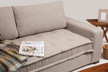 Gladfield Divansoffa 3-sits - Beige - Möbler - Vardagsrum - Soffor - Divansoffa & schäslong