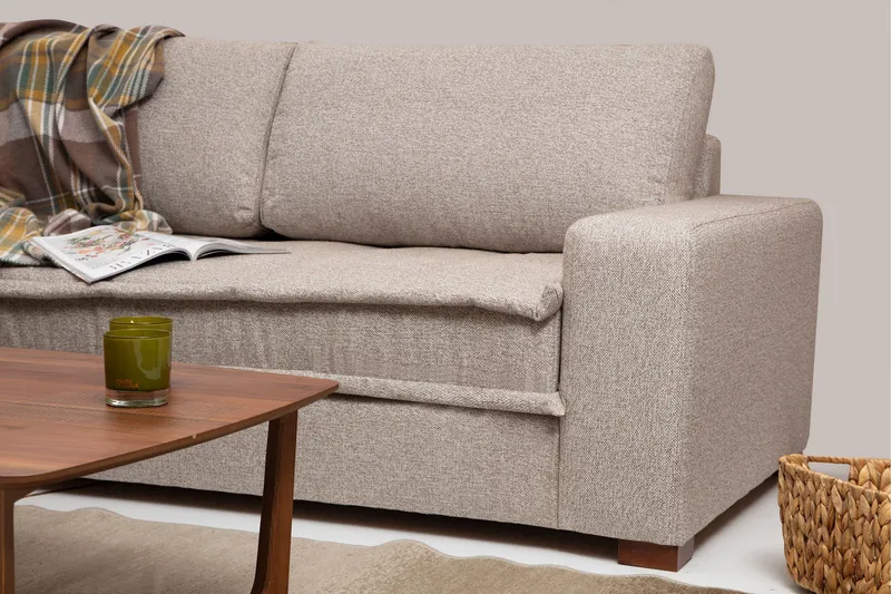 Gladfield Divansoffa 3-sits - Beige - Möbler - Vardagsrum - Soffor - Hörnsoffor