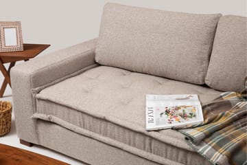 Gladfield Divansoffa 3-sits - Beige - Möbler - Vardagsrum - Soffor - Divansoffa & schäslong