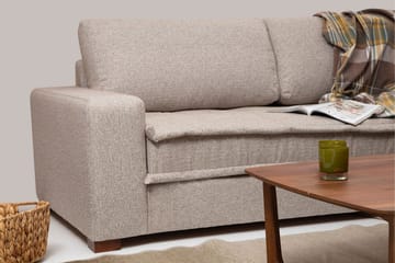 Gladfield Divansoffa 3-sits - Beige - Möbler - Vardagsrum - Soffor - Divansoffa & schäslong