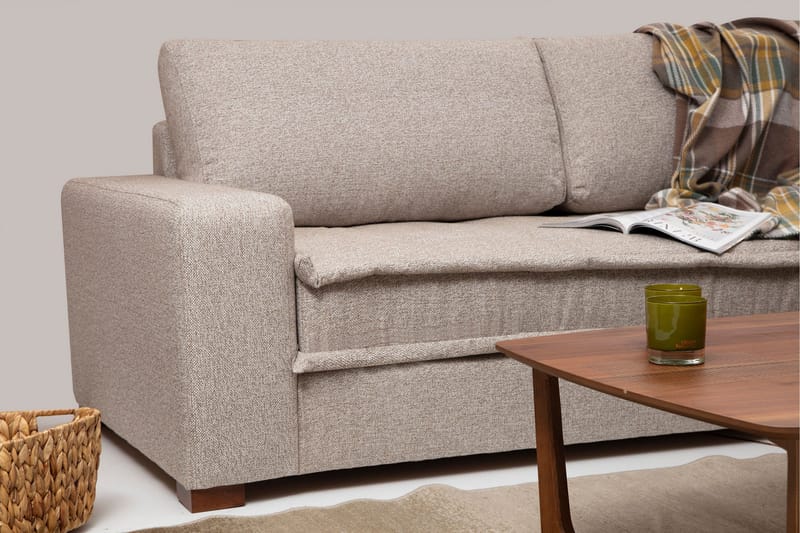 Gladfield Divansoffa 3-sits - Beige - Möbler - Vardagsrum - Soffor - Hörnsoffor