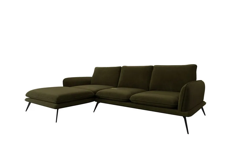 Graystone 3-sits Hörnsoffa Dark green