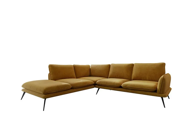 Graystone 4-sits Hörnsoffa Dark yellow