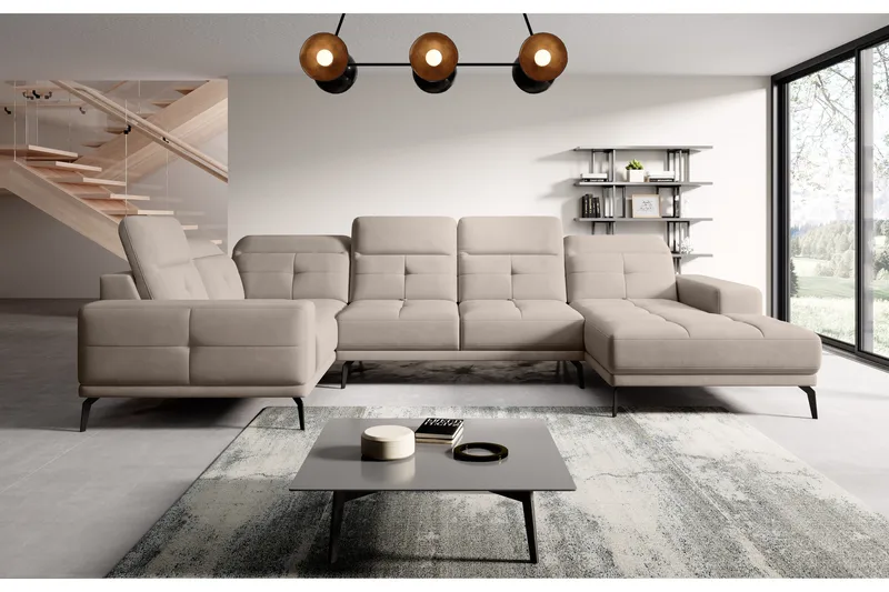 Hagglund Hörnsoffa m. Divan - Beige - Möbler - Vardagsrum - Soffor - Hörnsoffor