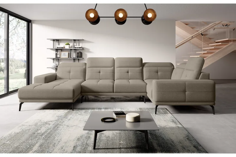 Hagglund Hörnsoffa m. Divan - Beige - Möbler - Vardagsrum - Soffor - Hörnsoffor