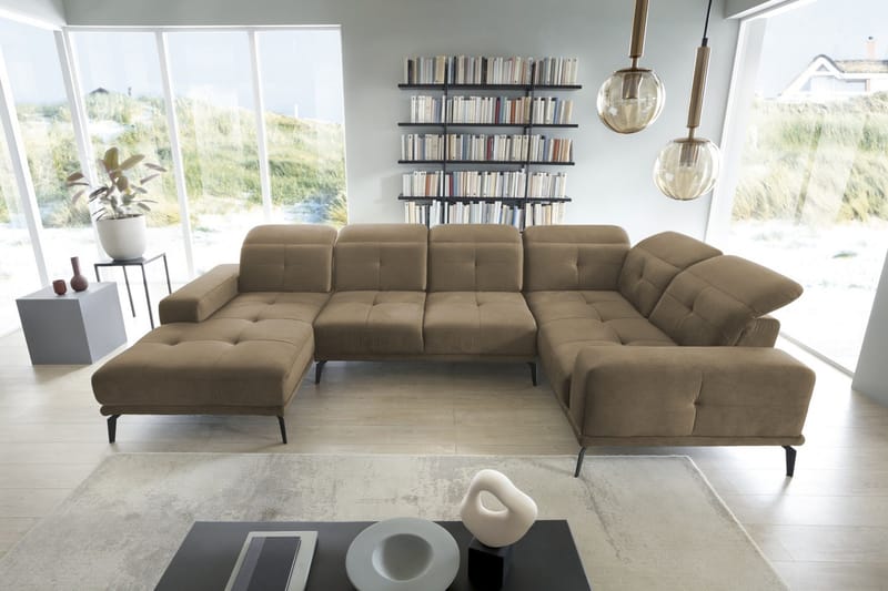 Hagglund Hörnsoffa m. Divan - Beige - Möbler - Vardagsrum - Soffor - Hörnsoffor