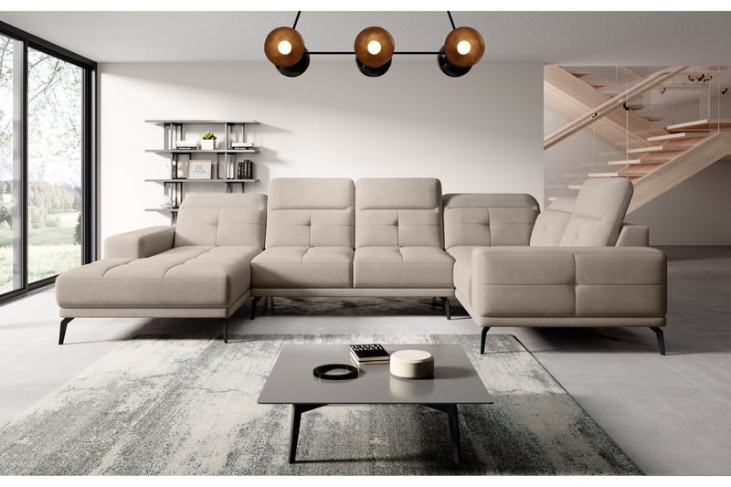 Hagglund Hörnsoffa m. Divan - Beige - Möbler - Vardagsrum - Soffor - Hörnsoffor