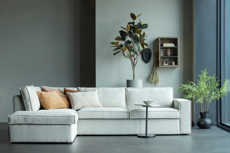 Hearness 3-Sits Soffa med Schäslong Vänster - Natur - Möbler - Vardagsrum - Soffor - Hörnsoffor