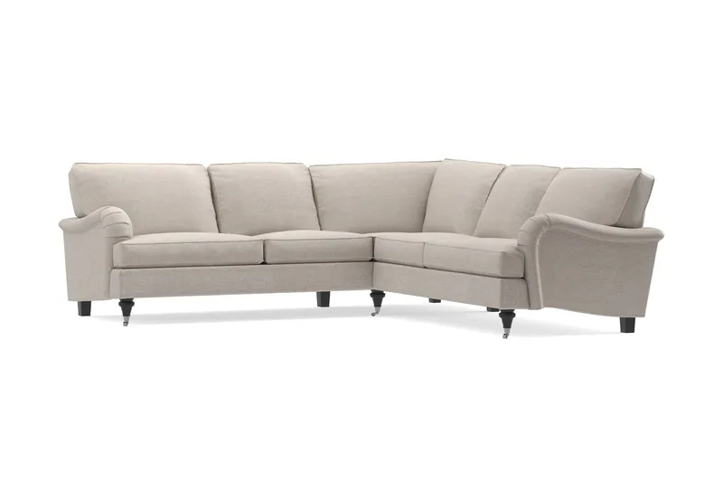 Howard Classic 6-sits L-formad Hörnsoffa i Tyg - Beige - Möbler - Vardagsrum - Soffor - Hörnsoffor