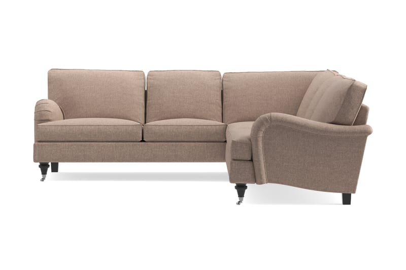 Howard Classic 6-sits L-formad Hörnsoffa i Tyg - Mörkbeige - Möbler - Vardagsrum - Soffor - Hörnsoffor
