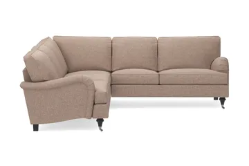 Howard Classic 6-sits L-formad Hörnsoffa i Tyg - Mörkbeige - Möbler - Vardagsrum - Soffor - Hörnsoffor