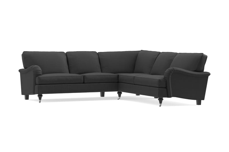 Howard Classic 6-sits L-formad Hörnsoffa i Tyg - Mörkgrå - Möbler - Vardagsrum - Soffor - Hörnsoffor