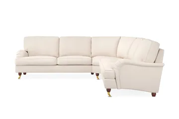 Howard Lyx 6-sits Högervänd L-formad Hörnsoffa i Manchester - Beige - Möbler - Vardagsrum - Soffor - Hörnsoffor