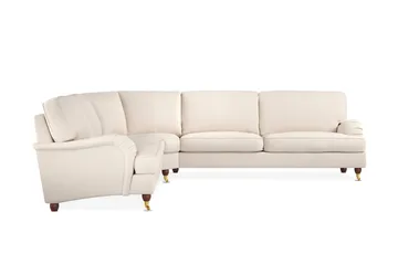 Howard Lyx 6-sits Högervänd L-formad Hörnsoffa i Manchester - Beige - Möbler - Vardagsrum - Soffor - Hörnsoffor