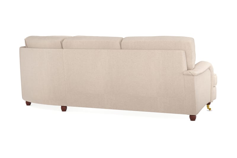 Howard Lyx 6-sits Högervänd L-formad Hörnsoffa i Tyg - Beige - Möbler - Vardagsrum - Soffor - Hörnsoffor