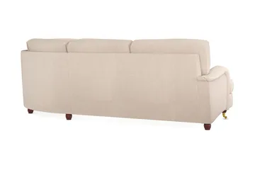 Howard Lyx 6-sits Högervänd L-formad Hörnsoffa i Tyg - Beige - Möbler - Vardagsrum - Soffor - Hörnsoffor