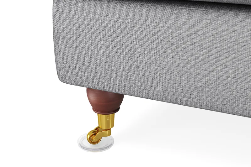 Howard Lyx 6-sits Högervänd L-formad Hörnsoffa i Tyg - Ljusgrå - Möbler - Vardagsrum - Soffor - Hörnsoffor