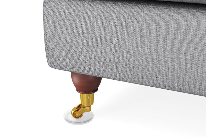 Howard Lyx 6-sits Högervänd L-formad Hörnsoffa i Tyg - Ljusgrå - Möbler - Vardagsrum - Soffor - Hörnsoffor