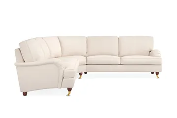 Howard Lyx 6-sits Vänstervänd L-formad Hörnsoffa i Manchester - Beige - Möbler - Vardagsrum - Soffor - Hörnsoffor