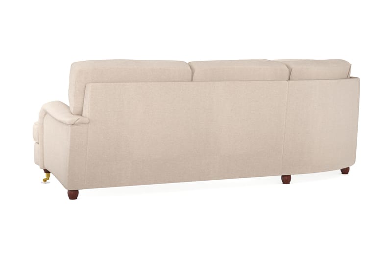 Howard Lyx 6-sits Vänstervänd L-formad Hörnsoffa i Tyg - Beige - Möbler - Vardagsrum - Soffor - Hörnsoffor