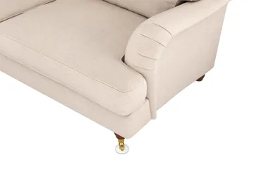 Howard Lyx 6-sits Vänstervänd L-formad Hörnsoffa i Tyg - Beige - Möbler - Vardagsrum - Soffor - Hörnsoffor