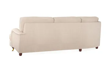 Howard Lyx 6-sits Vänstervänd L-formad Hörnsoffa i Tyg - Beige - Möbler - Vardagsrum - Soffor - Hörnsoffor