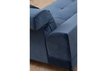 Jaraad Divansoffa 3-sits - Blå - Möbler - Vardagsrum - Soffor - Divansoffa & schäslong