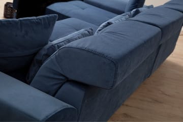 Jaraad Divansoffa 3-sits - Blå - Möbler - Vardagsrum - Soffor - Divansoffa & schäslong